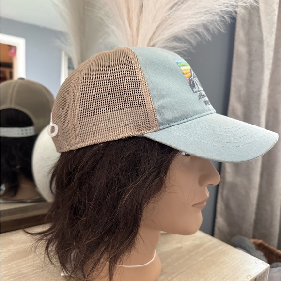 Eddie Bauer Blue and Tan Workwear Hat - Picture 2 of 5